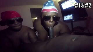 Ebony blowjob frwydr yn erbyn | pwy SY&#039;N ENNILL?