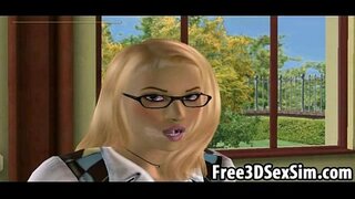 Mafana 3D mpianatra licking ny ebony babes mafy pussy